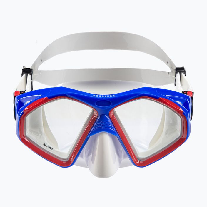 Aqualung Hawkeye бяла/синя маска за гмуркане MS5570940 2