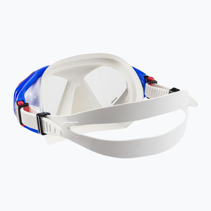 Aqualung Hawkeye бяла/синя маска за гмуркане MS5570940 4