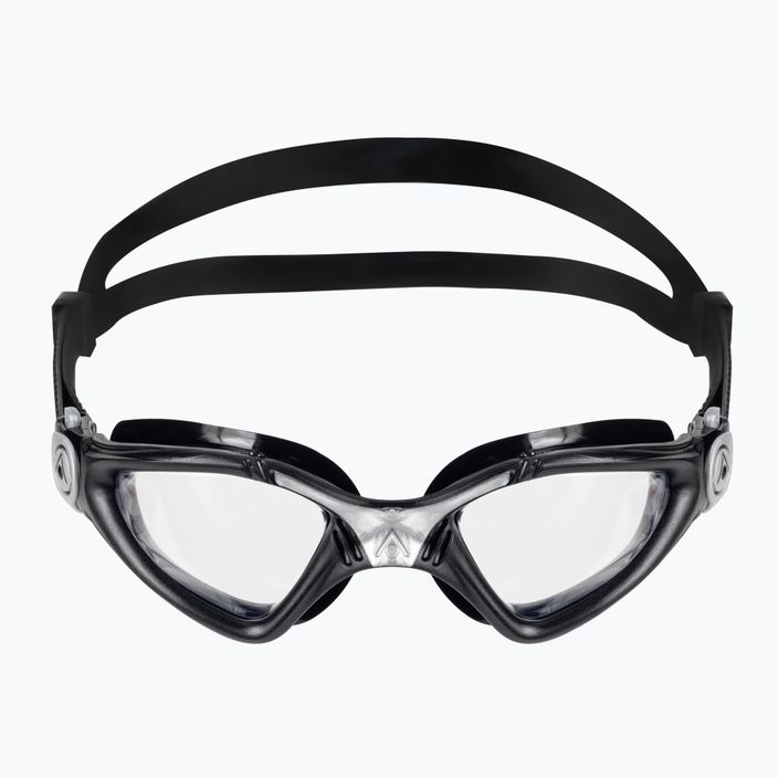 Очила за плуване Aquasphere Kayenne черни / сребърни / прозрачни лещи EP3140115LC 2
