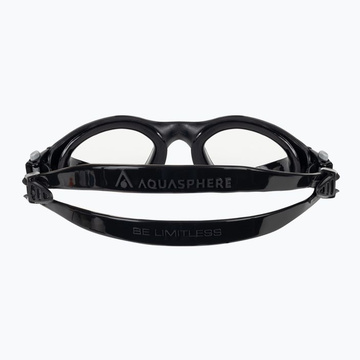 Очила за плуване Aquasphere Kayenne черни / сребърни / прозрачни лещи EP3140115LC 5