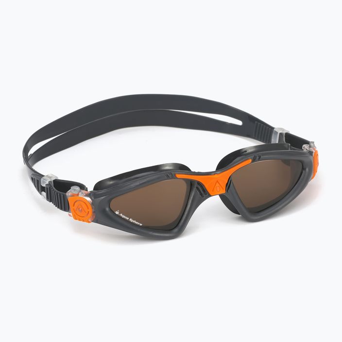 Aquasphere Kayenne сиви/оранжеви очила за плуване 6