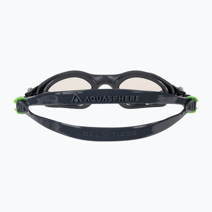 Очила за плуване Aquasphere Kayenne тъмно сиво/зелено 5