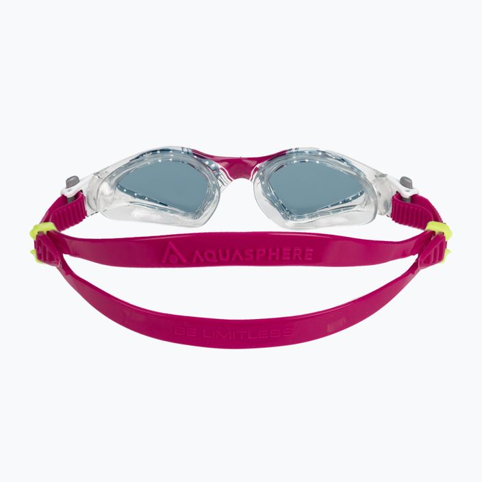 Aquasphere Kayenne Compact прозрачни / малинови детски очила за плуване EP3150016LD 5