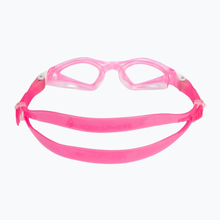 Aquasphere Kayenne розови / бели / прозрачни лещи детски очила за плуване EP3190209LC 5