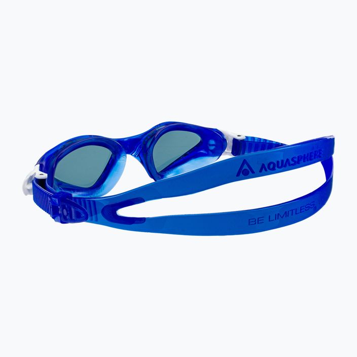 Aquasphere Kayenne сини / бели / тъмни лещи детски очила за плуване EP3194009LD 4