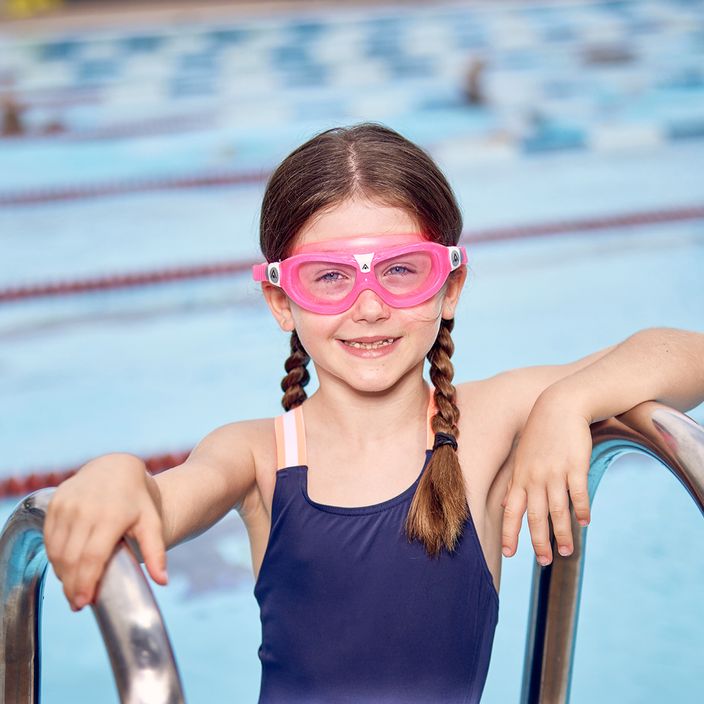 Детска маска за плуване Aquasphere Seal Kid 2 синя/розова/прозрачна MS5610202LC 5