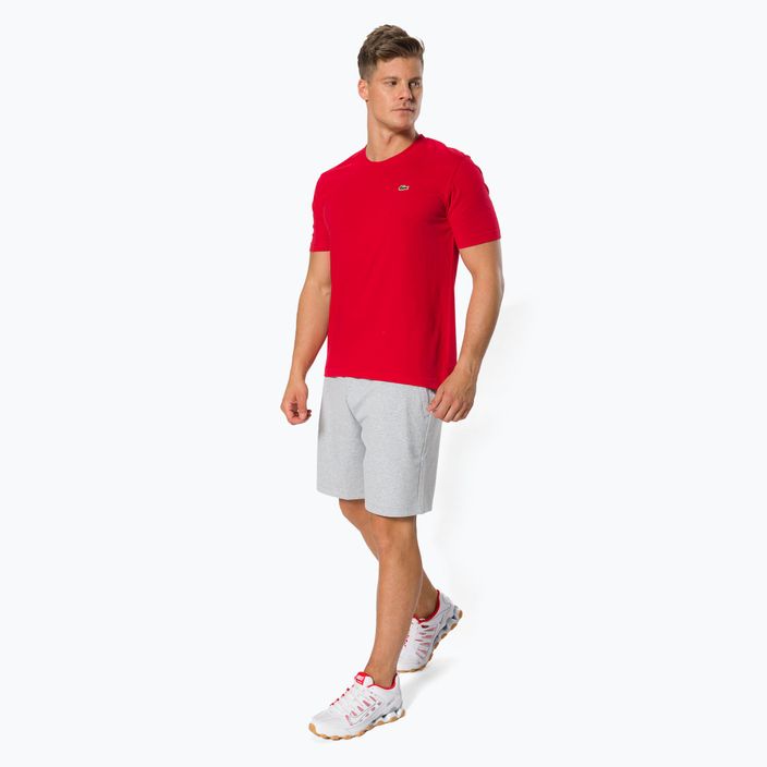 Мъжка тениска Lacoste червена TH7618 2