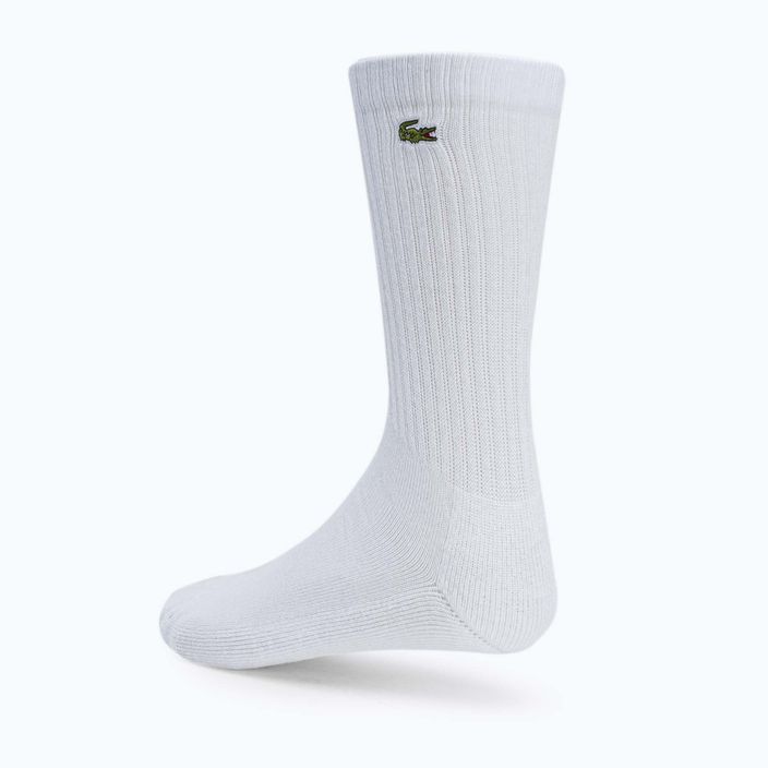 Мъжки чорапи за тенис на Lacoste 3 чифта бели RA4182 5