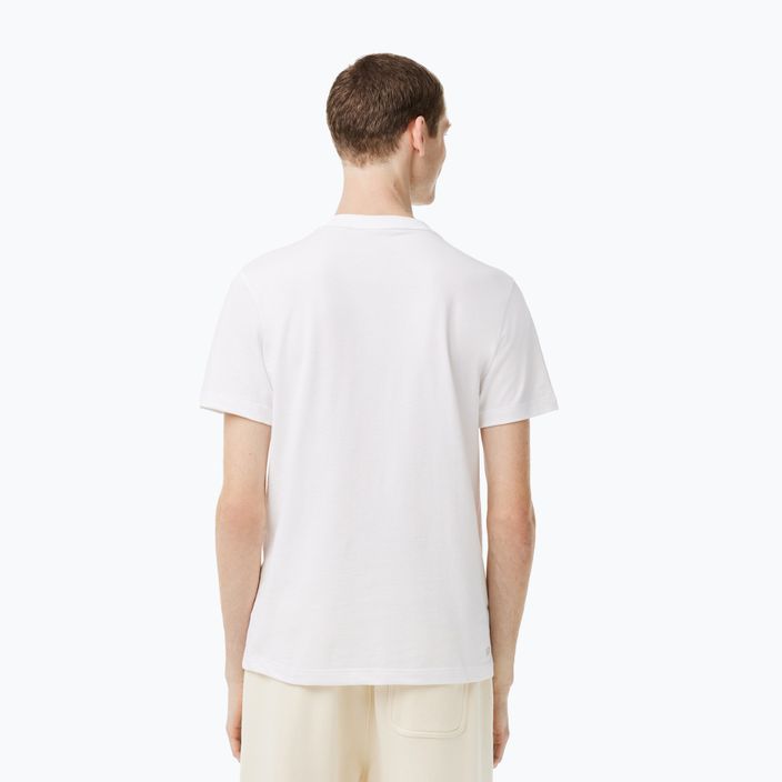Мъжка тениска Lacoste бяла TH2116 2