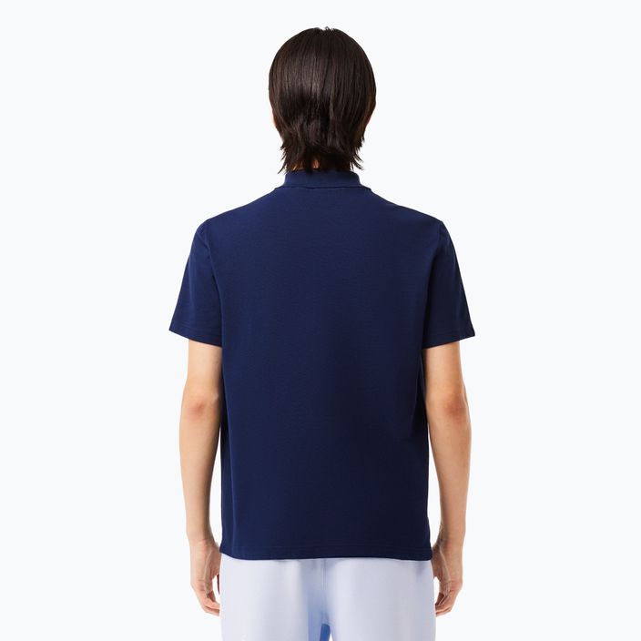 Мъжка поло риза Lacoste DH0783 тъмно синьо 2