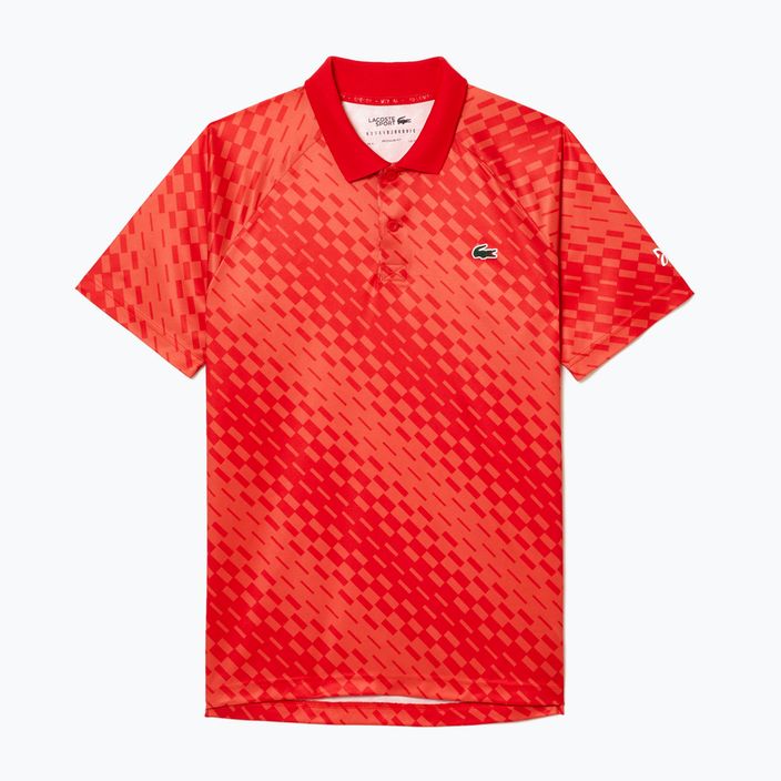 Мъжка тенис поло риза Lacoste червена DH5174 5