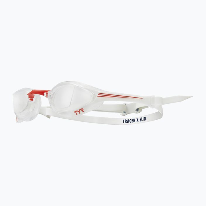 Очила за плуване TYR Tracer-X Elite Racing прозрачни/червени/сини LGTRXEL_642 6