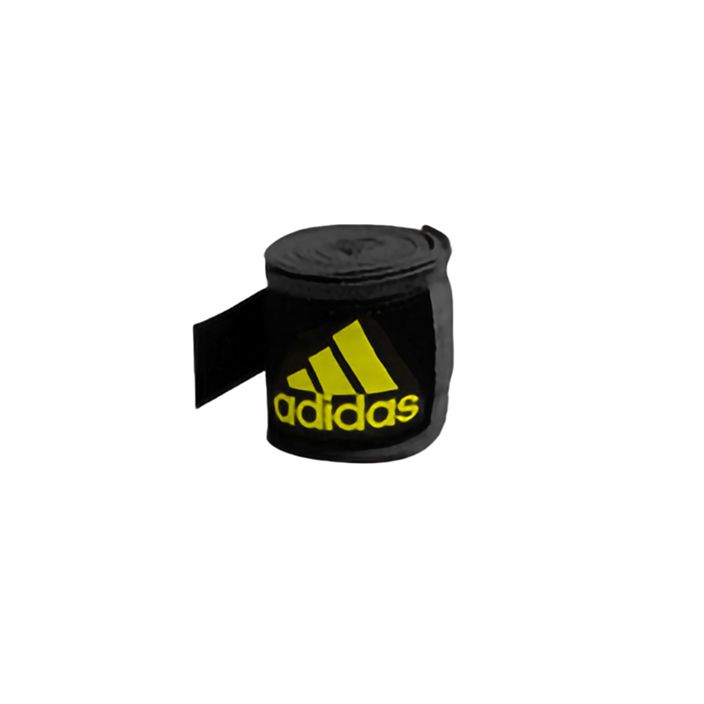 Боксови бандажи adidas 255 cm black/yellow 2