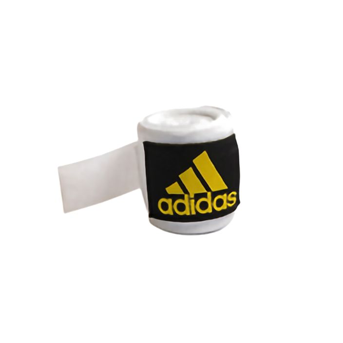 Боксови бандажи adidas 255 cm white/yellow 2