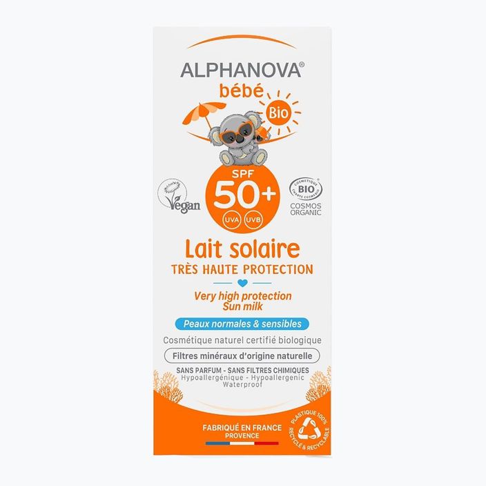 Alphanova Bebe Слънцезащитен крем SPF 50+