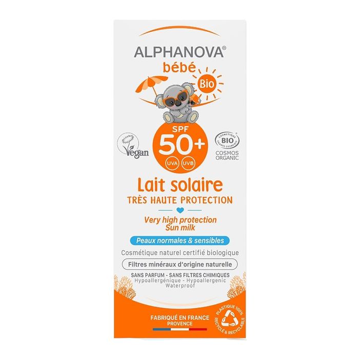 Alphanova Bebe Слънцезащитен крем SPF 50+ 2
