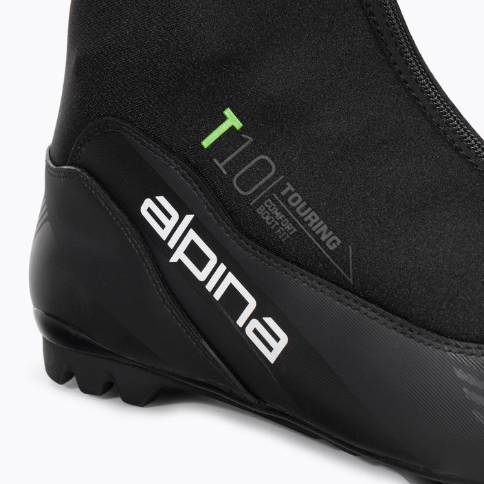 Мъжки обувки за ски бягане Alpina T 10 black/green 9