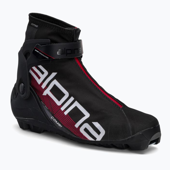Мъжки обувки за ски бягане Alpina N Combi black/white/red