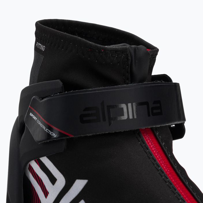 Мъжки обувки за ски бягане Alpina N Combi black/white/red 10