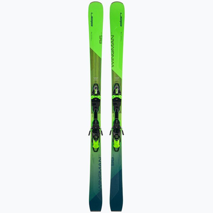 Elan Wingman 86 CTI Fusion X + EMX 12 мъжки ски за спускане зелени ABAHBR21 10