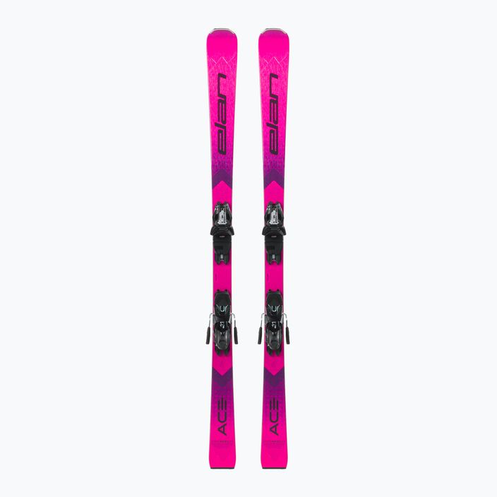 Дамски ски за спускане Elan Ace Speed Magic PS + ELX 11 pink ACAHRJ21