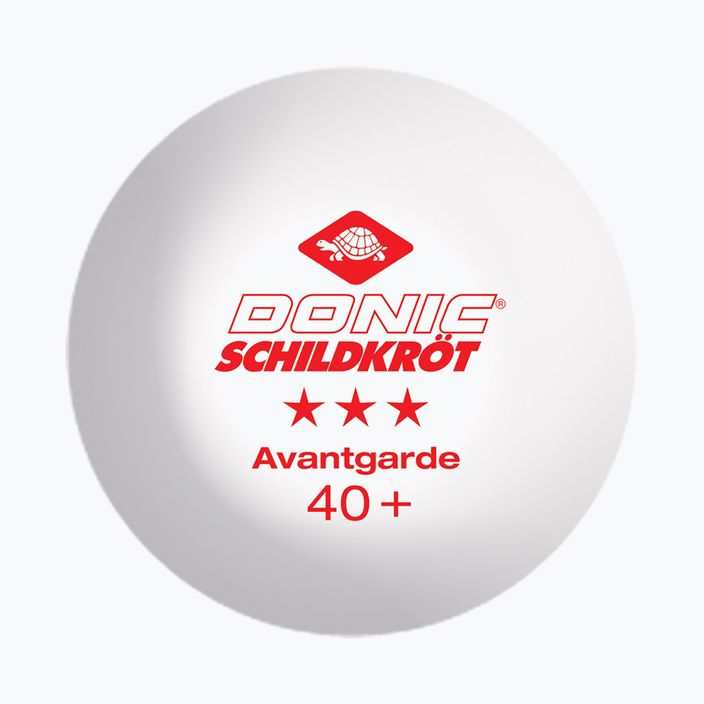 DONIC Schildkröt 3-Star Avantgarde топка Poly 40+ 6 бр. цвят 608533 2