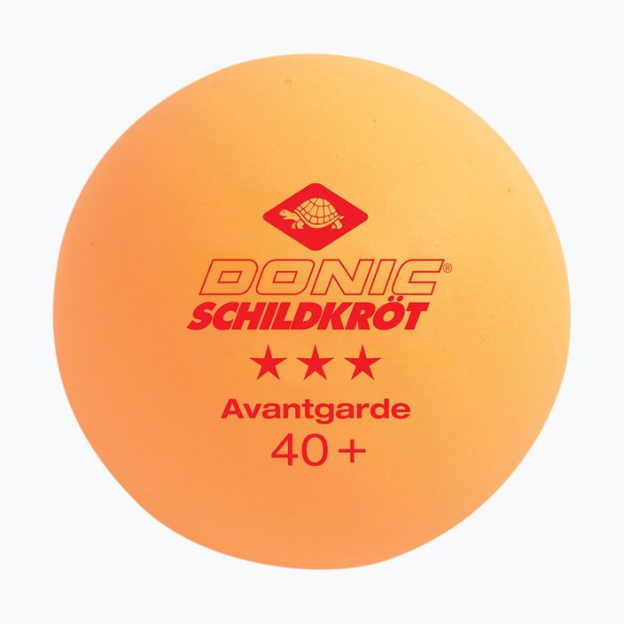 DONIC Schildkröt 3-Star Avantgarde топка Poly 40+ 6 бр. цвят 608533 3