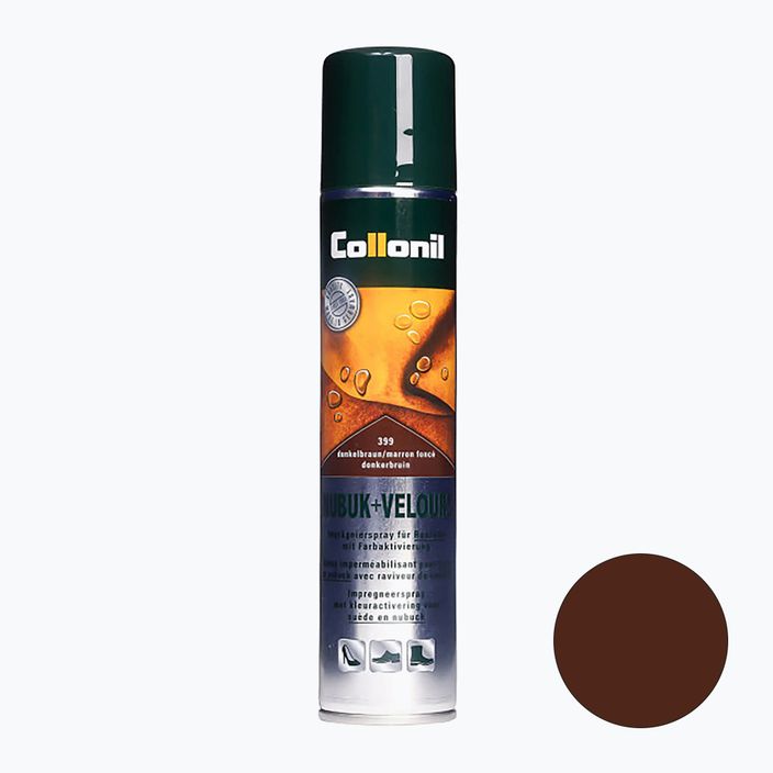 Collonil Velours Nubuk тъмнокафяв консервант за обувки 200ml