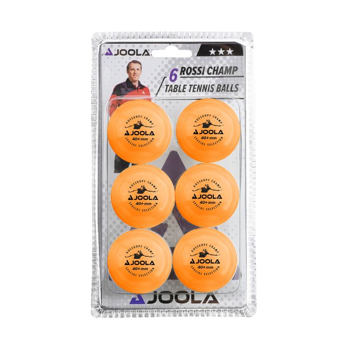 JOOLA Rossi Champ 40+ топчета за тенис на маса 6 бр. оранжеви. 2