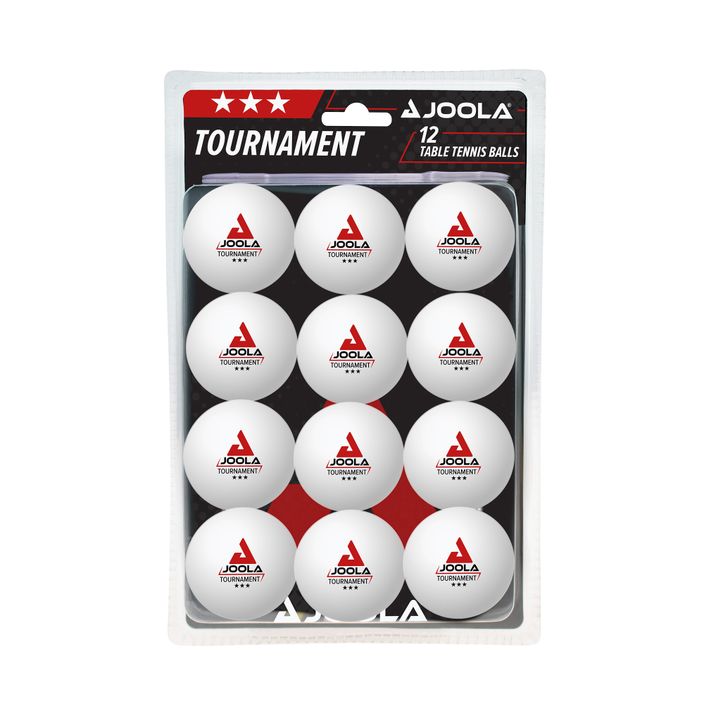 JOOLA Турнирни топчета за тенис на маса 40+ 12 бр. бели 2