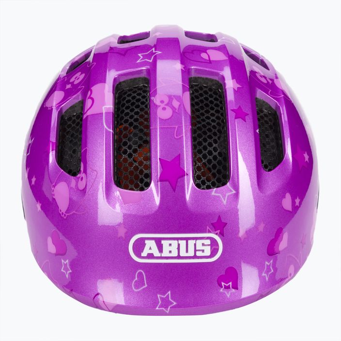 Детска велосипедна каска ABUS Smiley 3.0 purple 67259 2