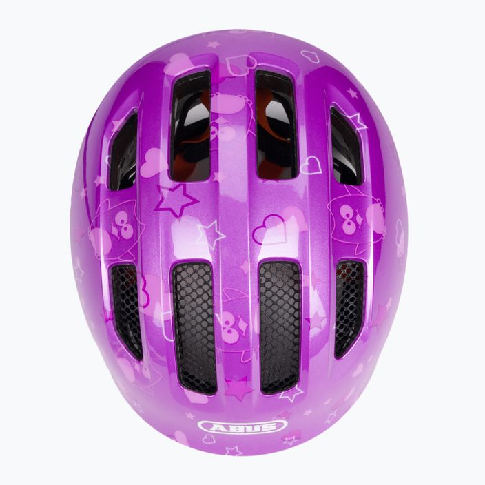 Детска велосипедна каска ABUS Smiley 3.0 purple 67259 6