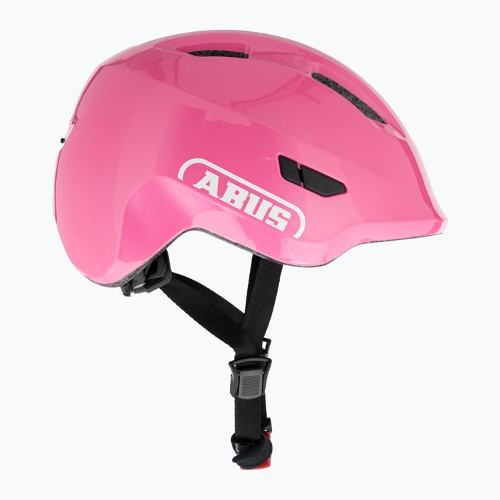 Детска велосипедна каска ABUS Smiley 3.0 shiny pink 4