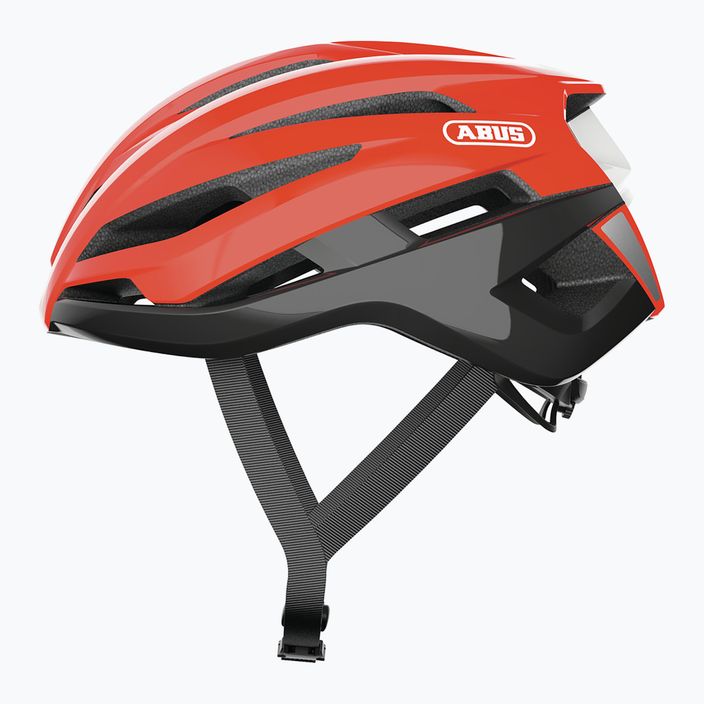 ABUS StormChaser оранжева каска за велосипед със скариди 3