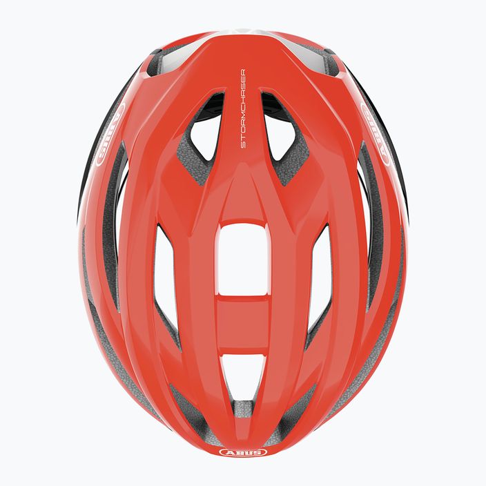 ABUS StormChaser оранжева каска за велосипед със скариди 6