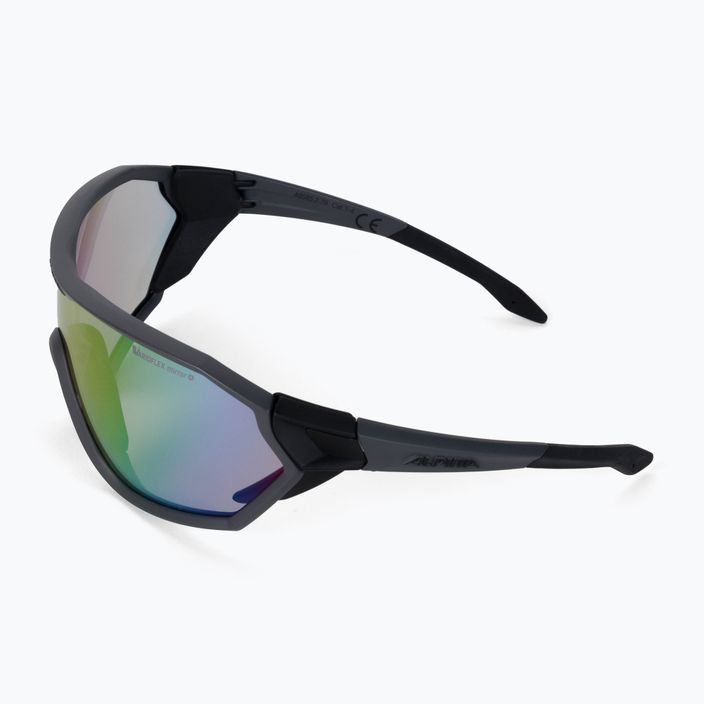Очила за велосипеди Alpina S-Way VM coal matt black/rainbow mirror 4