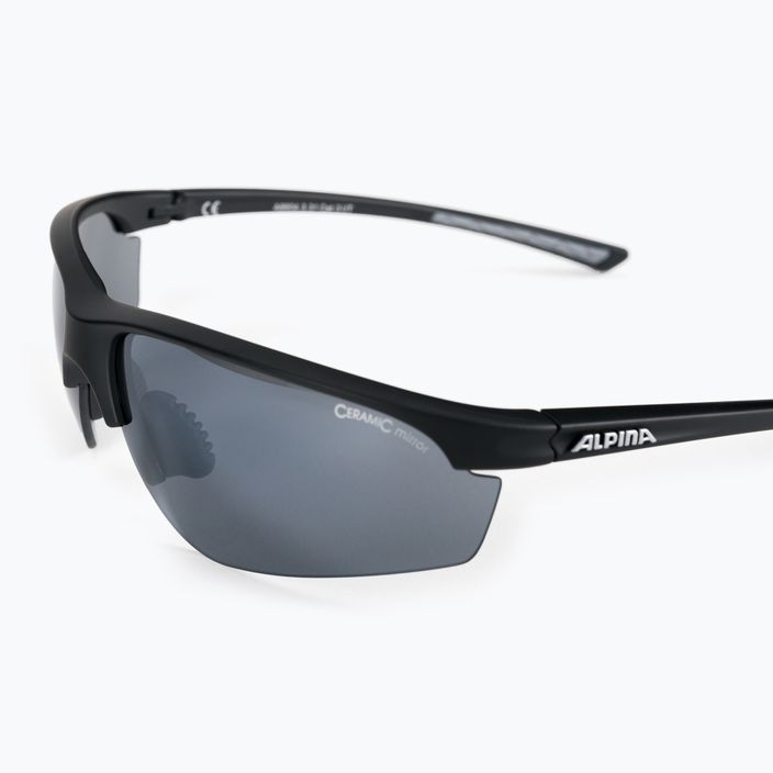 Очила за велосипеди Alpina Tri-Effect 2.1 black matte/black mirror/clear/orange mirr 5