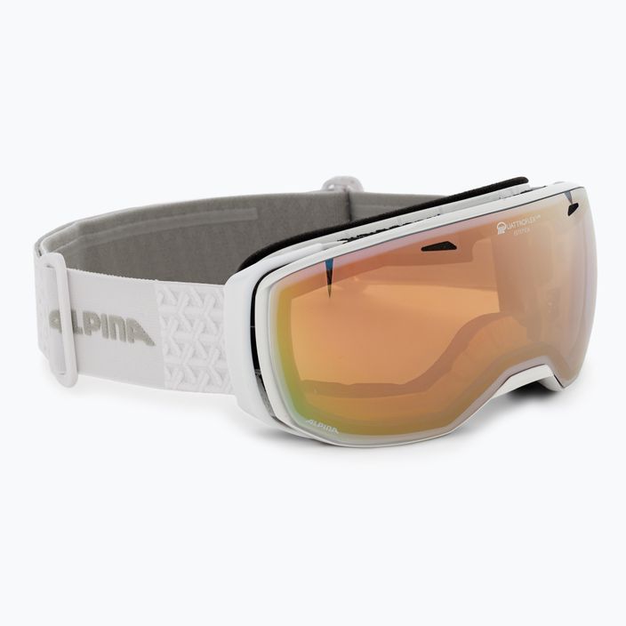Очила за ски Alpina Estetica Q-Lite pearlwhite gloss/mandarin sph