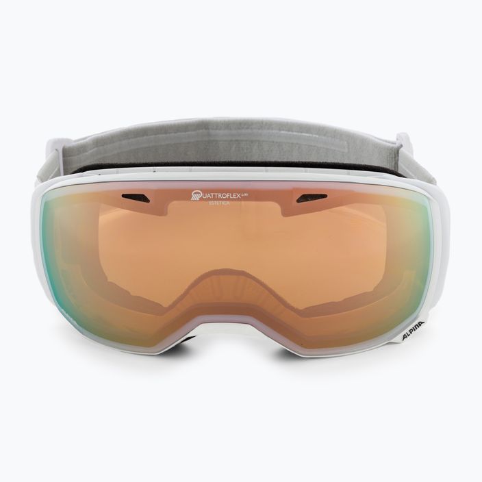 Очила за ски Alpina Estetica Q-Lite pearlwhite gloss/mandarin sph 2