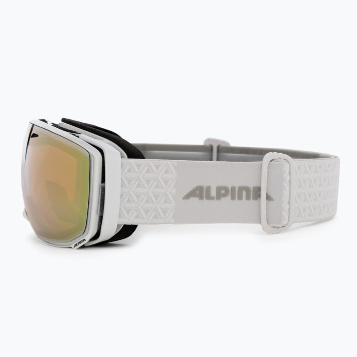 Очила за ски Alpina Estetica Q-Lite pearlwhite gloss/mandarin sph 4