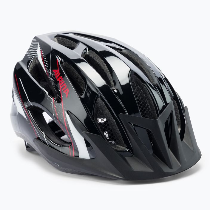 Велосипедна каска Alpina MTB 17 black/white/red
