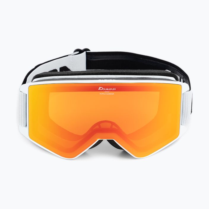 Очила за ски Alpina Narkoja Q-Lite white/orange 2