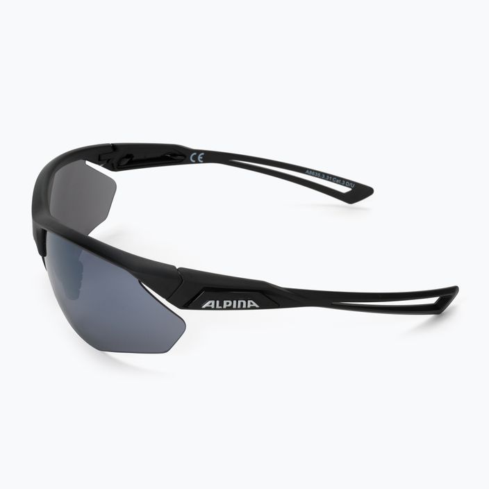 Очила за велосипеди Alpina Defey HR black matte/black mirror 4