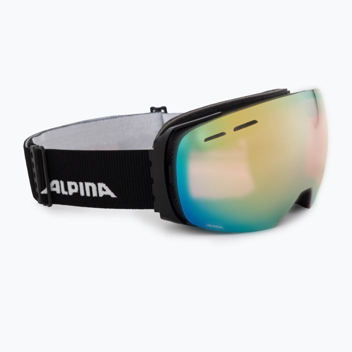 Очила за ски Alpina Granby QV black matt/gold sph
