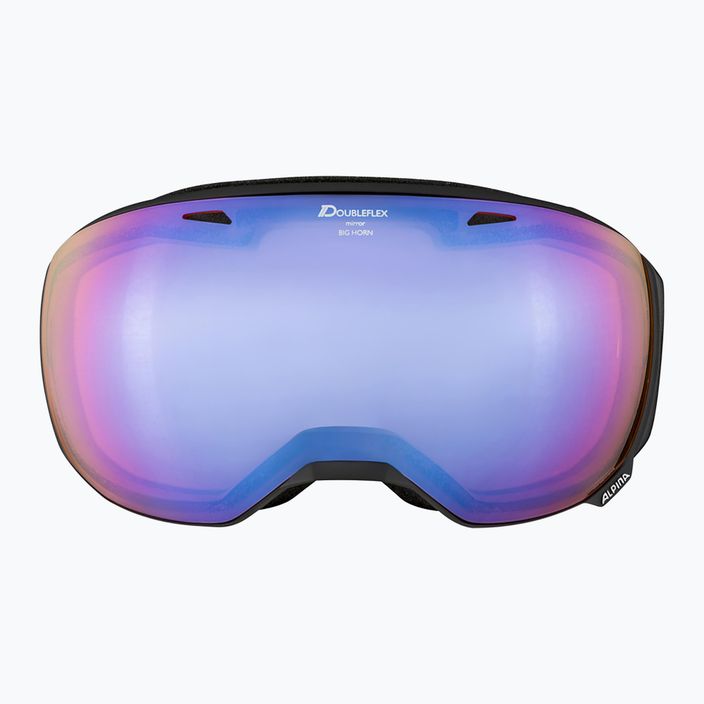 Очила за ски Alpina Big Horn QV-Lite black matt/blue sph 8
