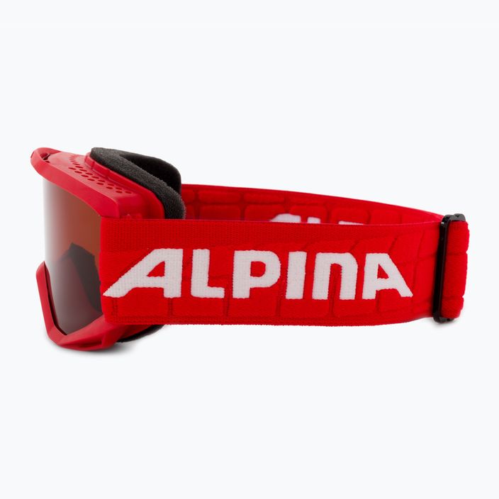 Детски очила за ски Alpina Piney red matt/orange 4