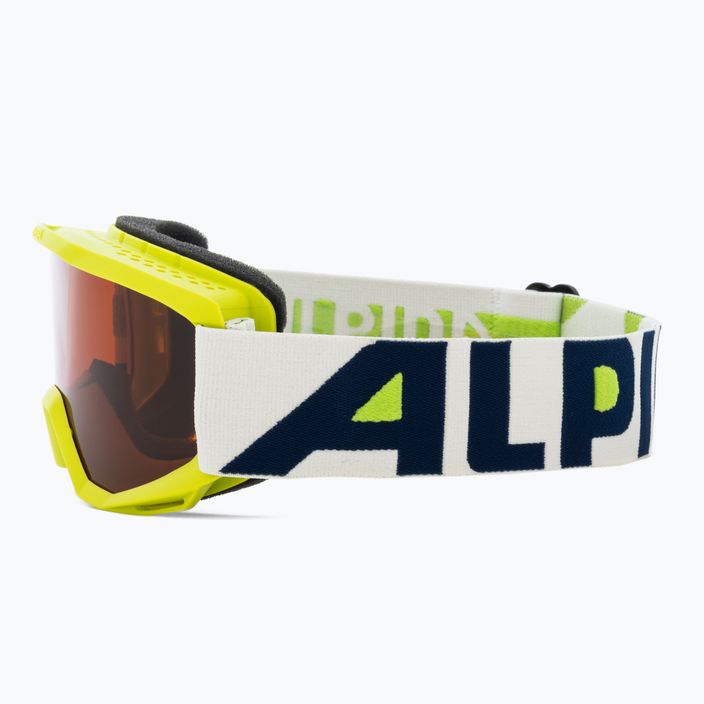 Детски очила за ски Alpina Piney lime matt/orange 4