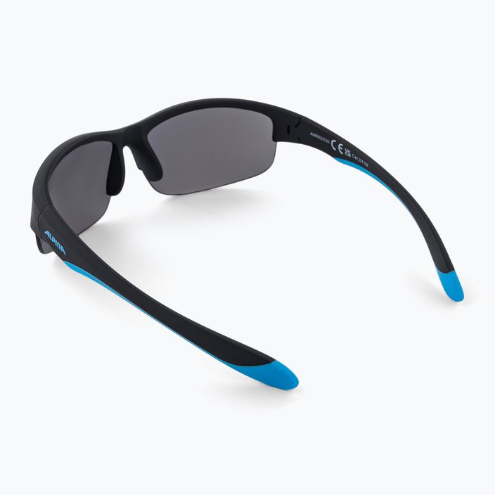 Детски слънчеви очила Alpina Junior Flexxy Youth HR черен син мат/синьо огледало 2