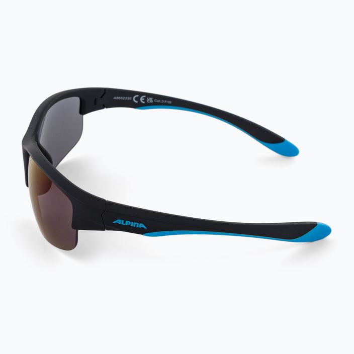 Детски слънчеви очила Alpina Junior Flexxy Youth HR черен син мат/синьо огледало 4
