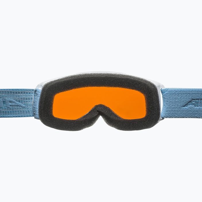Детски очила за ски Alpina Piney white/skyblue matt/orange 7